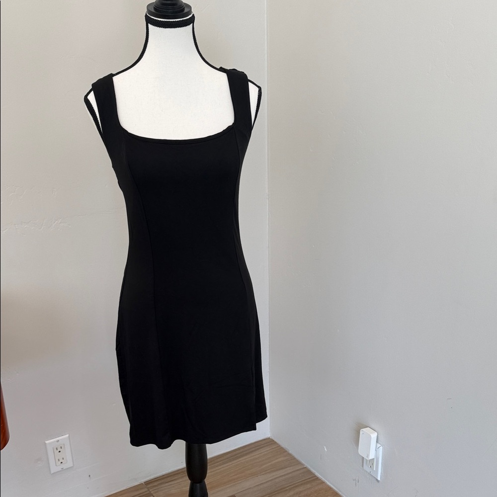 All in Favor Black Mini Dress